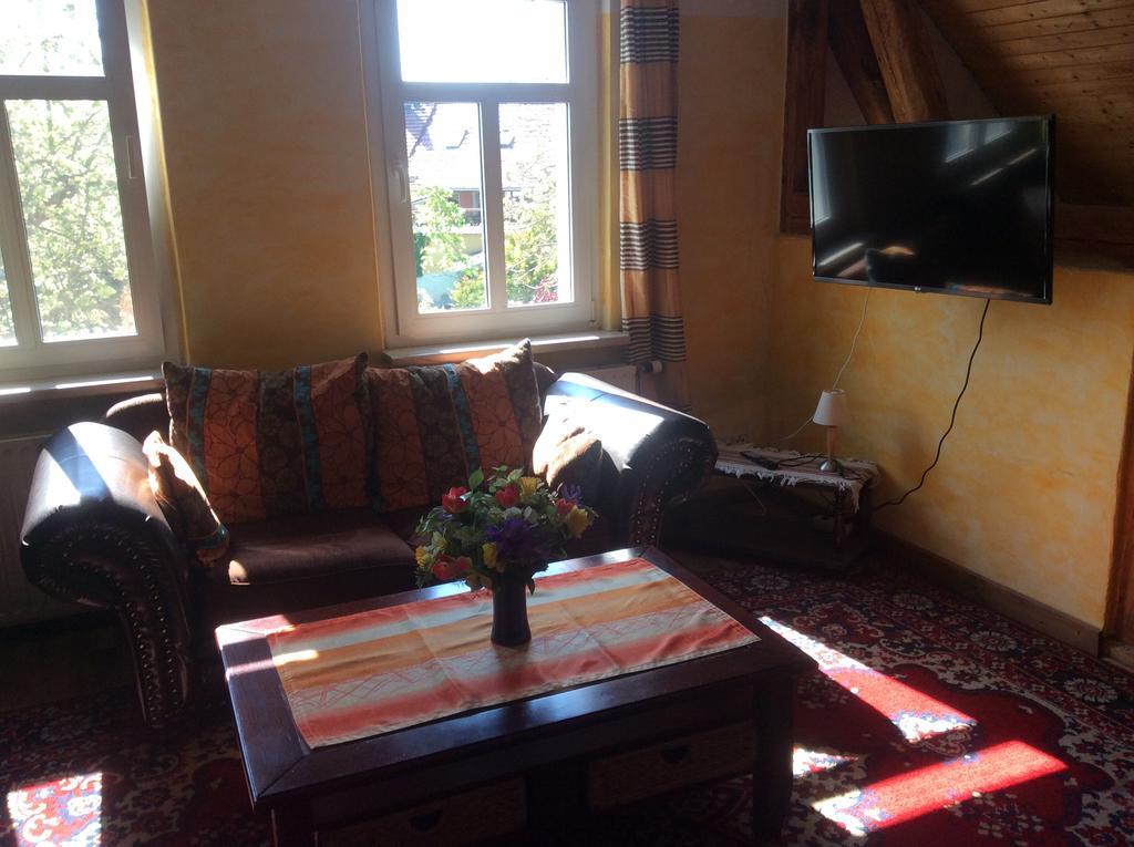 Appartamento Alte Weberei Straupitz Esterno foto